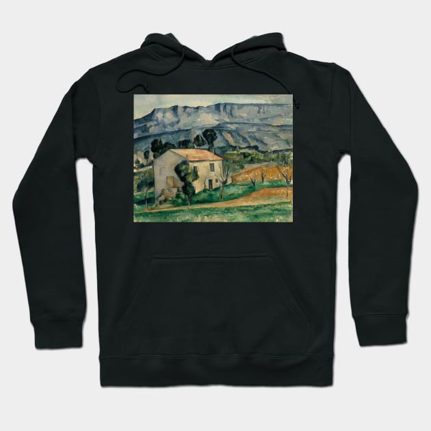 House in Provence by Paul Cezanne Hoodie by Classic Art Stall